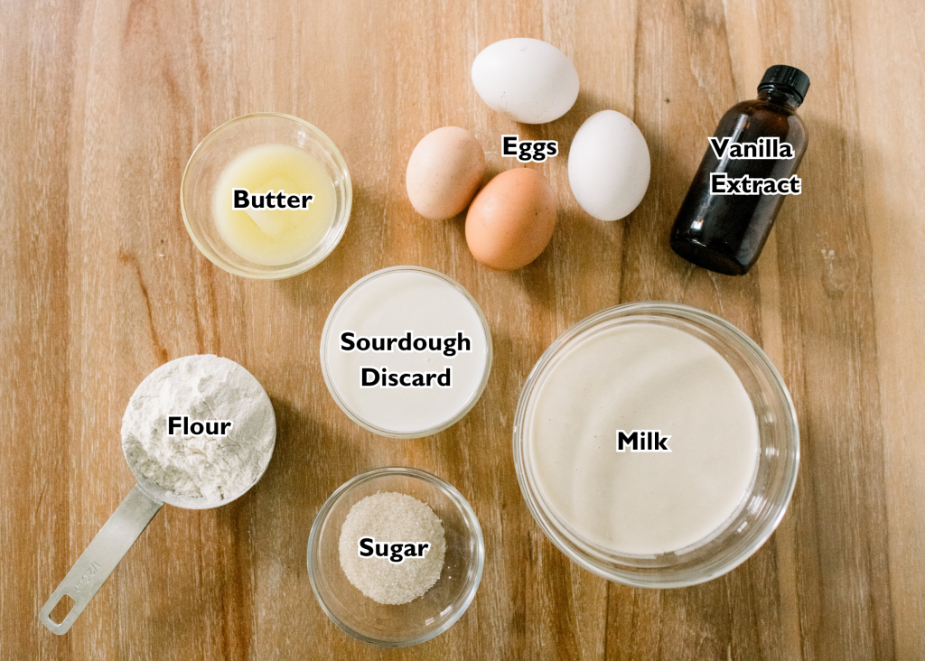 Sourdough Dutch Baby Ingredients