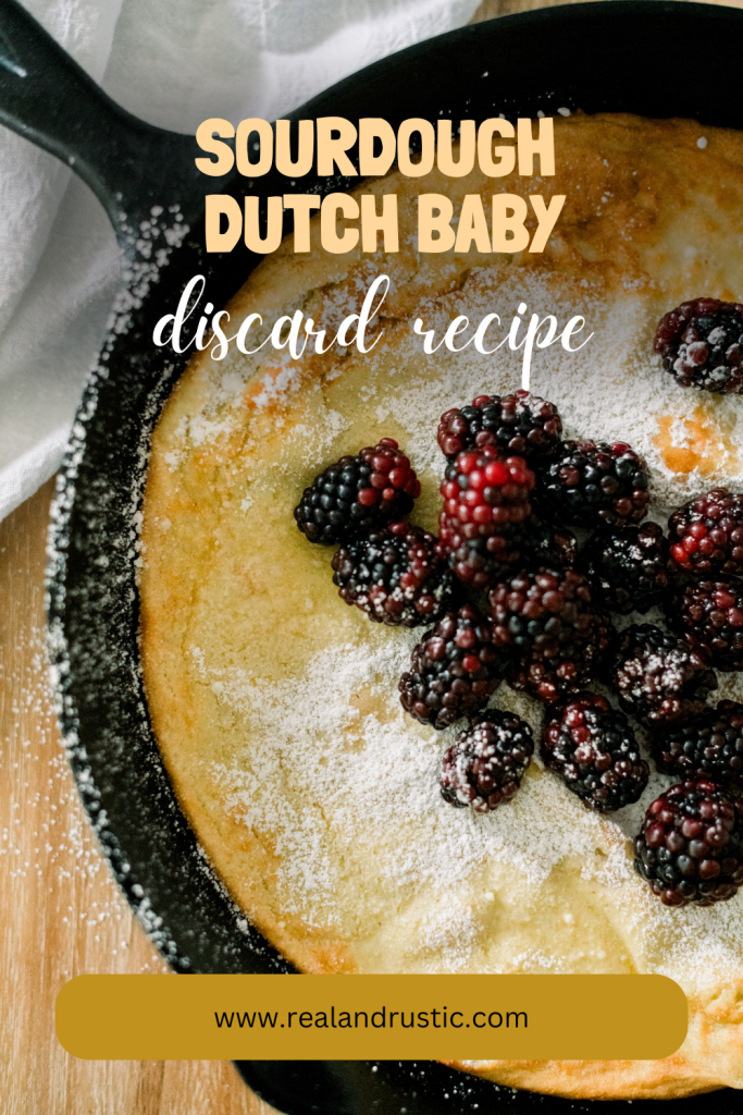 Sourdough Dutch Baby Pinterest Pin