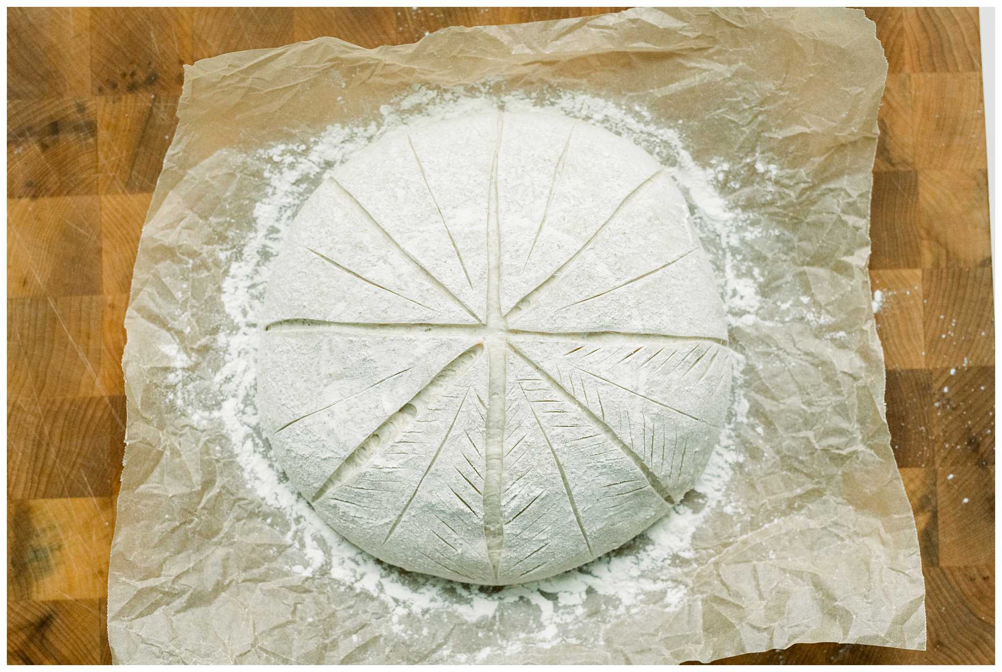 Christmas Sourdough Scoring Patterns - Real and Rustic