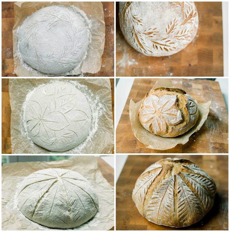 Christmas Sourdough Scoring Patterns