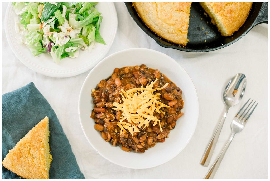 Homemade Bowl of Chili Recipe Make in a slow cooker