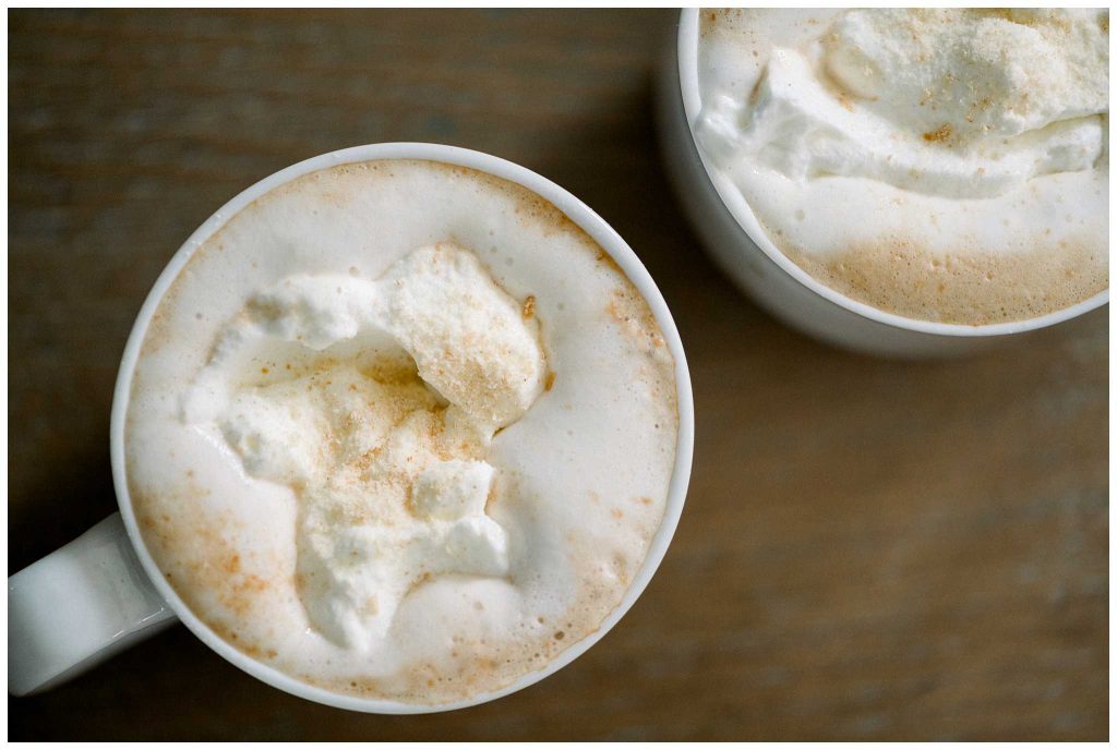 Two Gingerbread Spice Syrup Latte