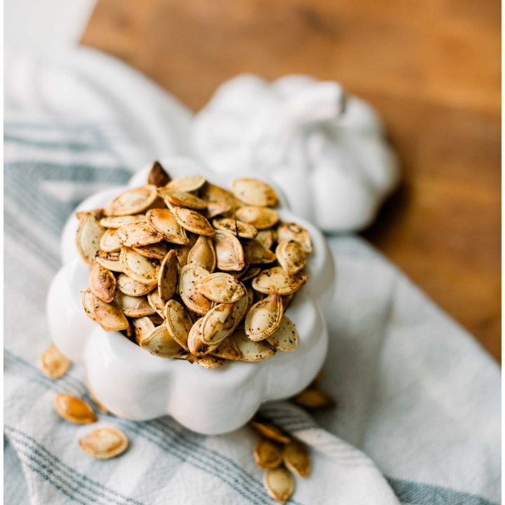 Roasted Pumpkin Seeds With Five Variations