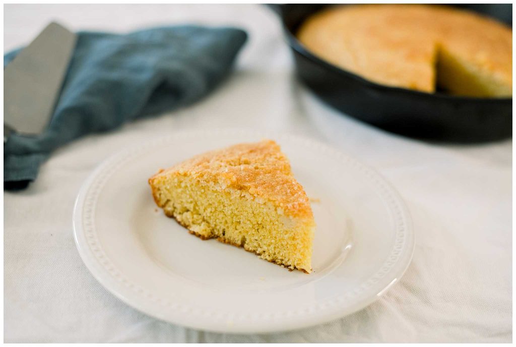 Slice of Sourdough Cornbread