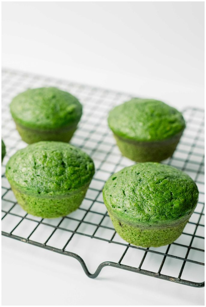 Sourdough Spinach Muffins Using Sourdough Discard on cooling rack