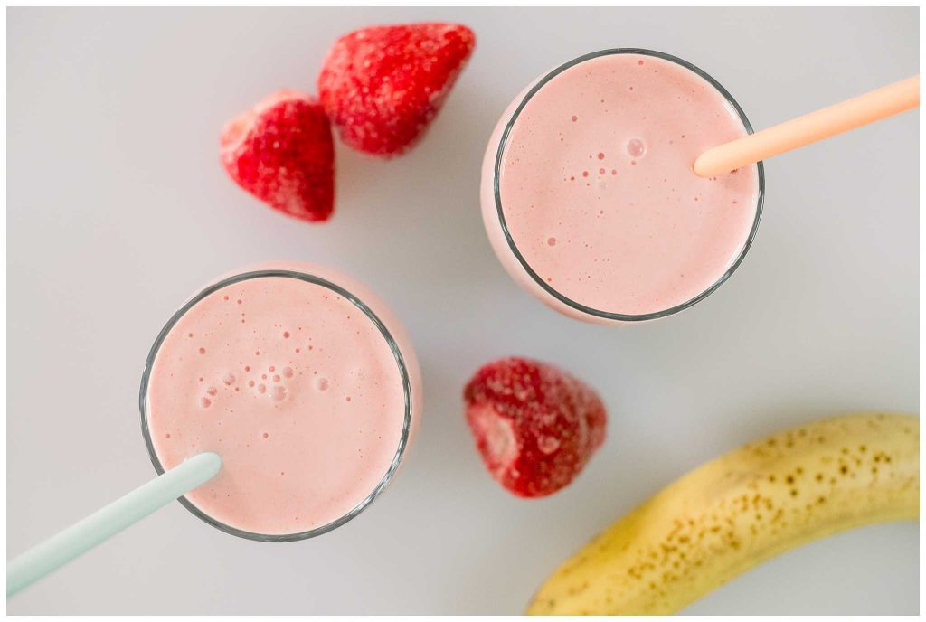 Buttermilk Fruit Smoothie For two