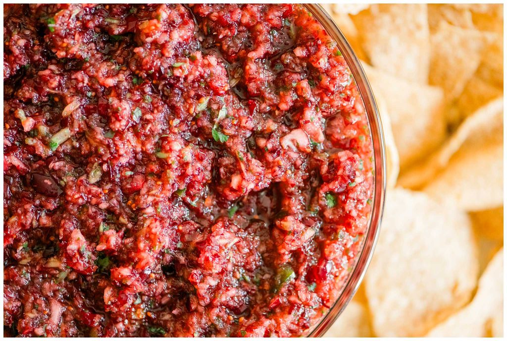 cranberry salsa with jalapenos