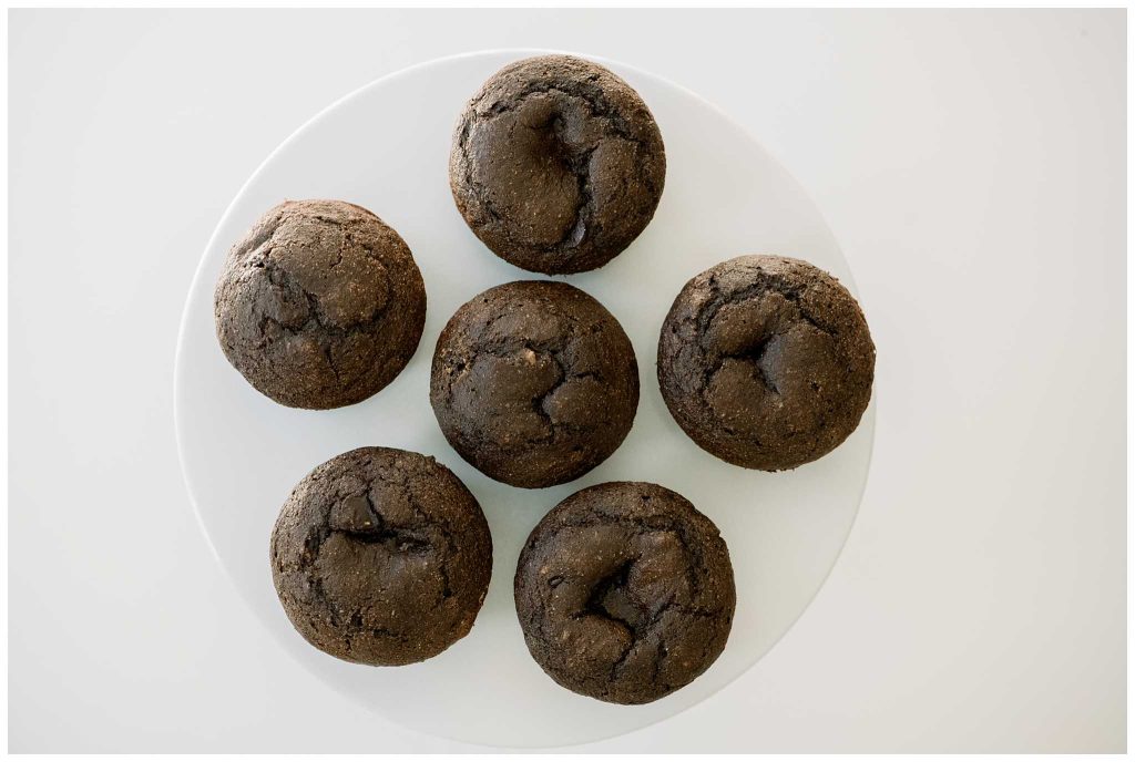 Freshly Milled Flour Double Chocolate Muffins