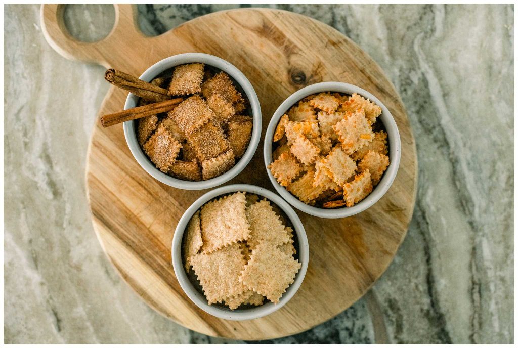 Long Fermented Sourdough Crackers